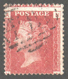 Great Britain Scott 33 Used Plate 90 - NA - Click Image to Close